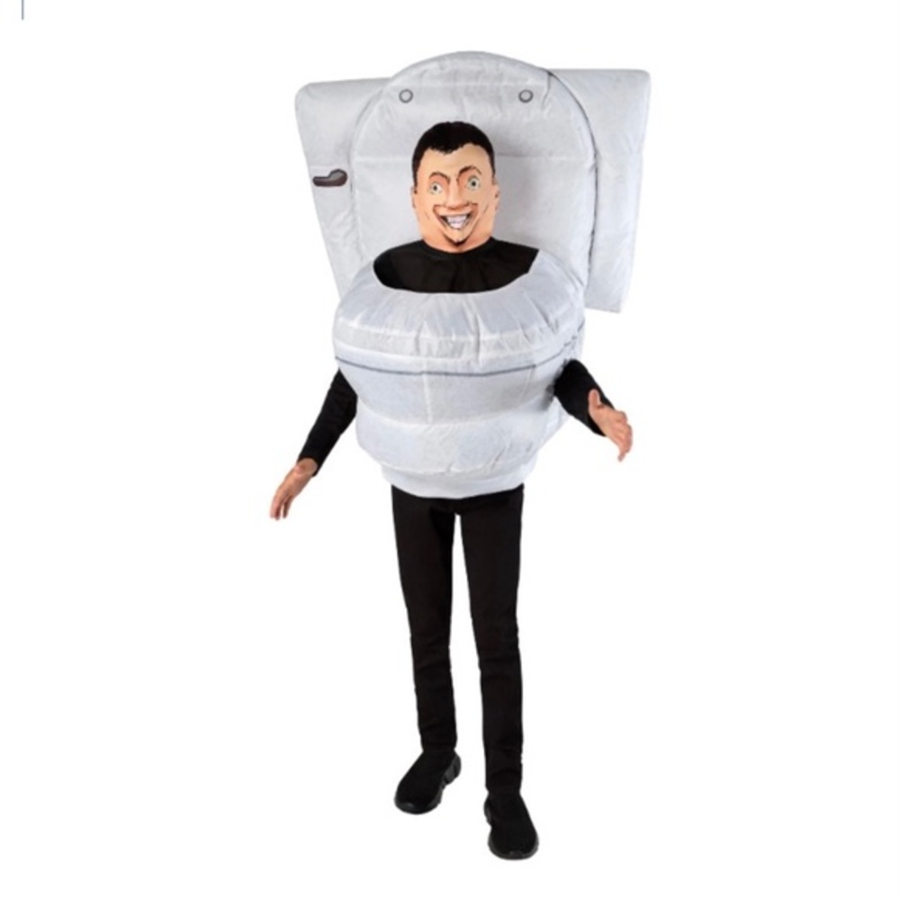 NIB. NECA Skibidi Inflatable Toilet Costume